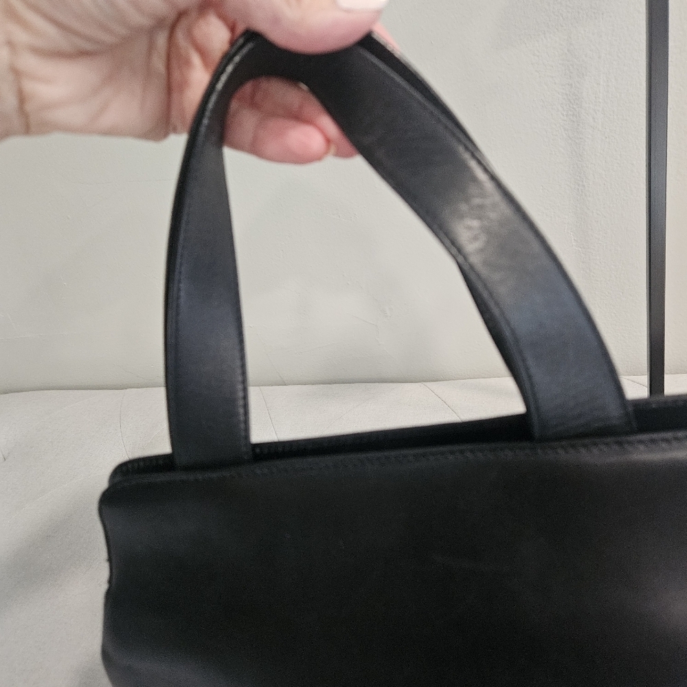 Salvatore Ferragamo Gancini Leather Handbag - Picture 6 of 14